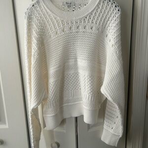 Madewell Women's Cream Knit Sweater